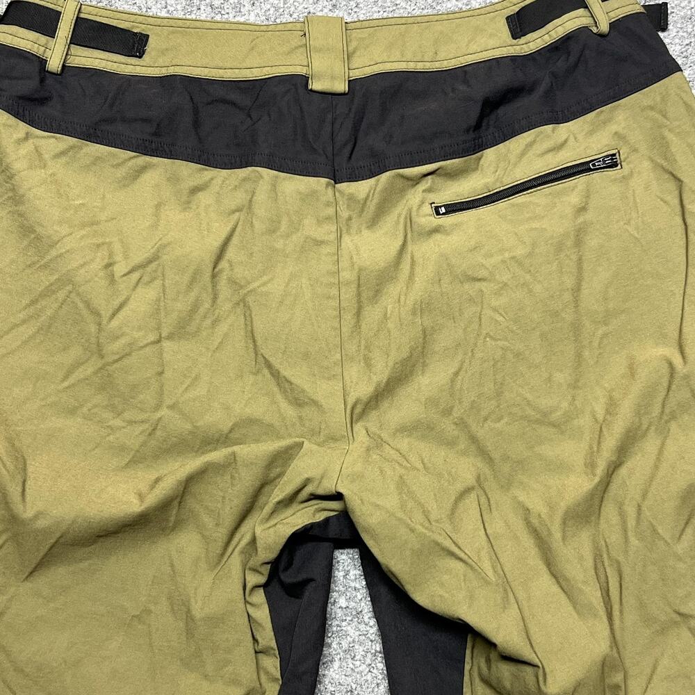 Club Ride Cargo Cycling Shorts Mens XL Green Adjustable Waist Mountain Bike - Picture 4 of 8
